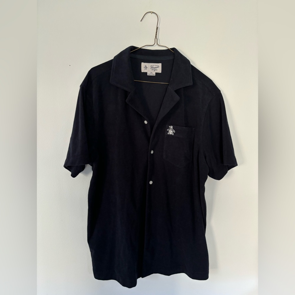 Original penguin short sleeve button down shirt